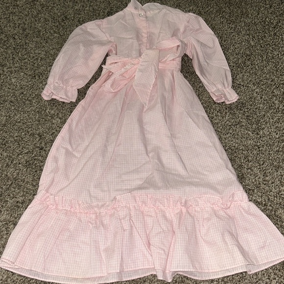 Vintage Girls Kid Kountry Pink Dress - Picture 4 of 4